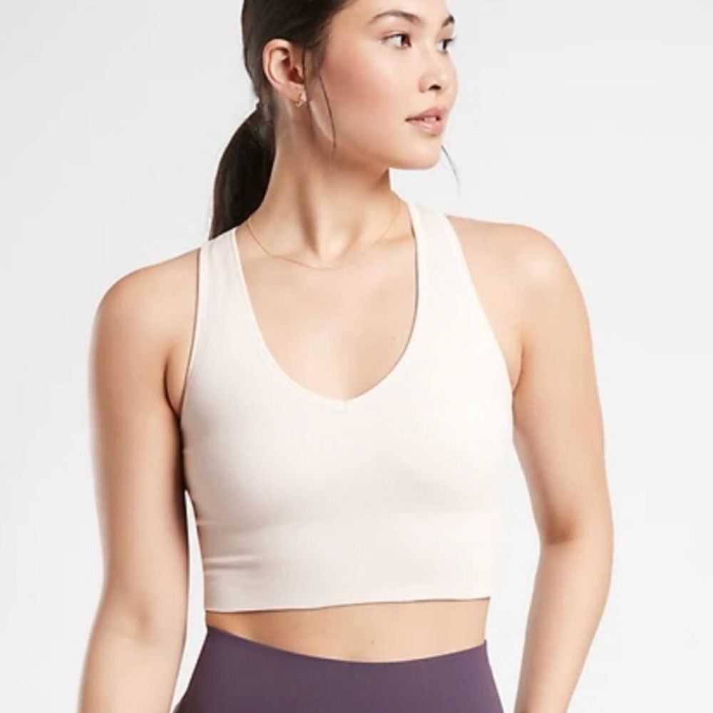 Athleta aurora crop ribbed tank women’s size XS